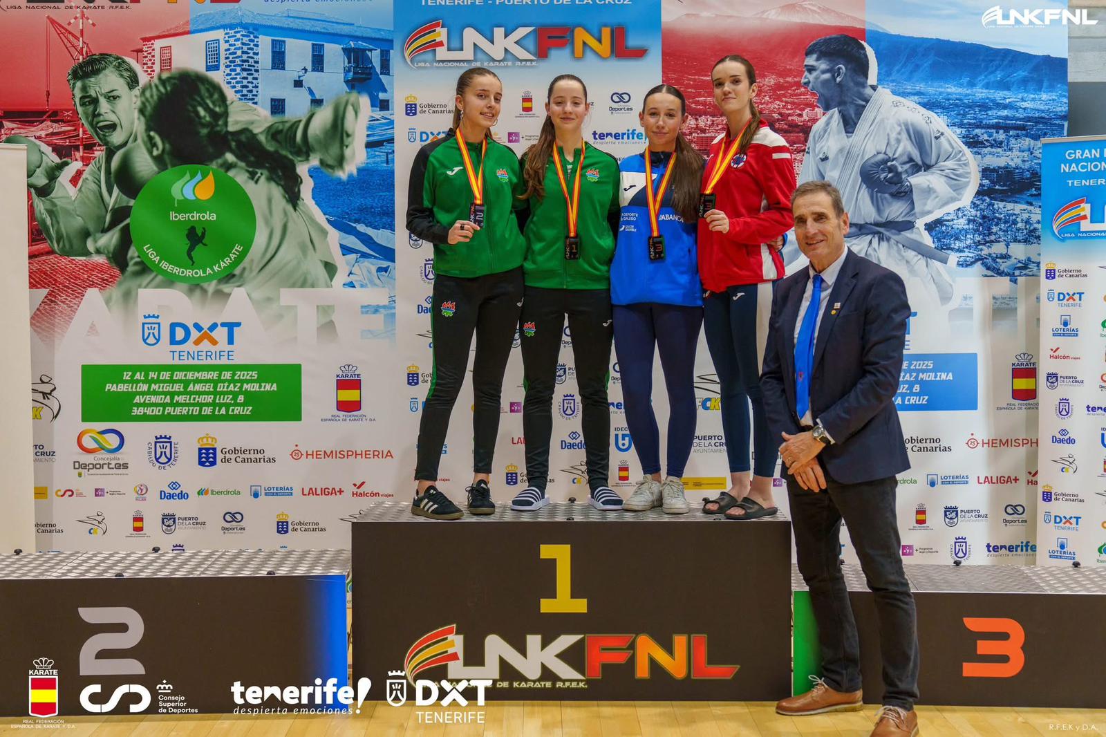 Brillante actuación de la Federación Navarra de Karate en la Gran Final de la Liga Iberdrola