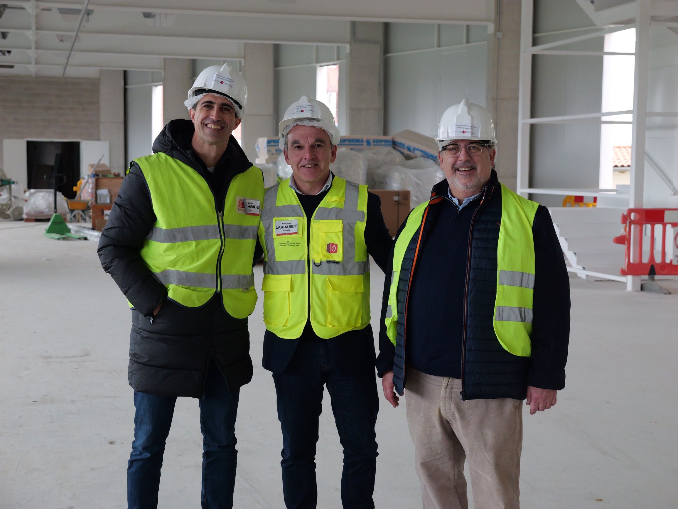 Aitor Canibe visita Pamplona en una jornada de trabajo junto a la Fundación Miguel Indurain