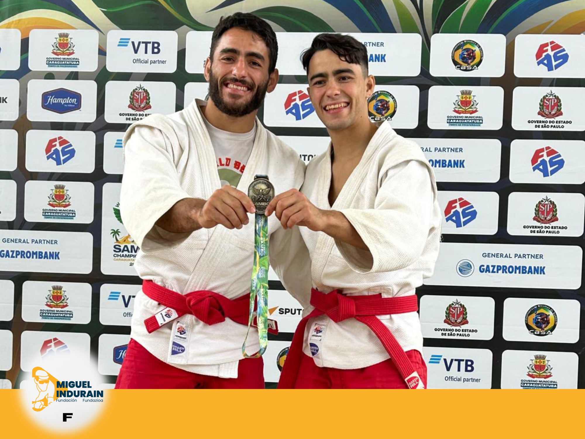 Gorka Gracia revalida su título mundial de Sambo Playa en Brasil