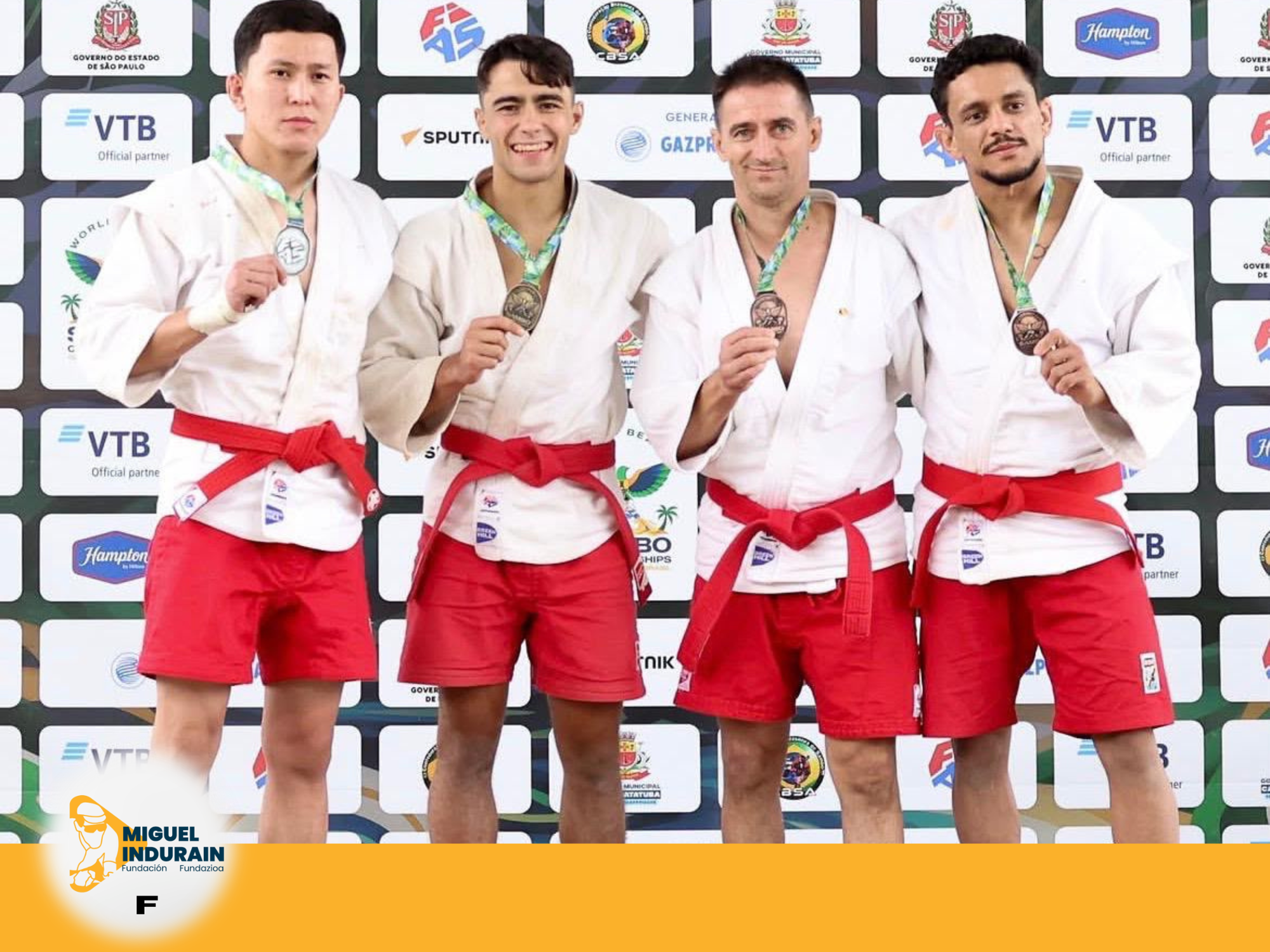 Gorka Gracia revalida su título mundial de Sambo Playa en Brasil - Imagen 2