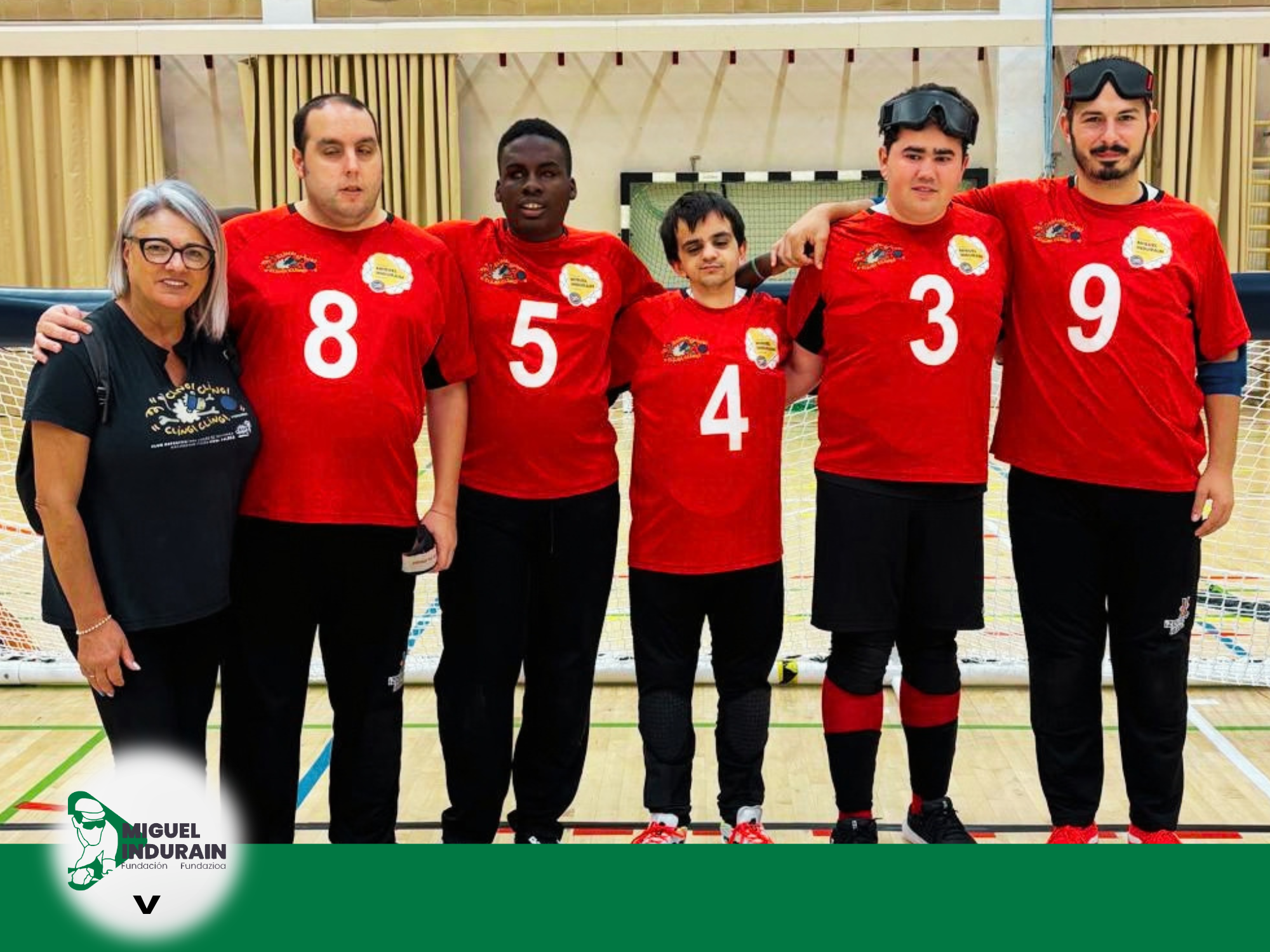 Goalball Navarra firma un destacado quinto puesto en su debut europeo