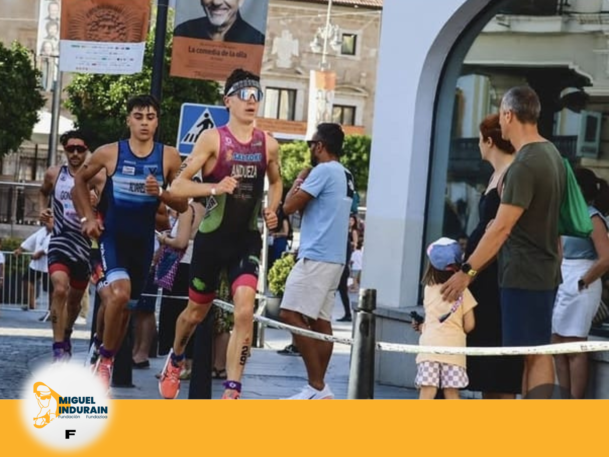 Julen Andueza destaca en el Campeonato de España de Triatlón