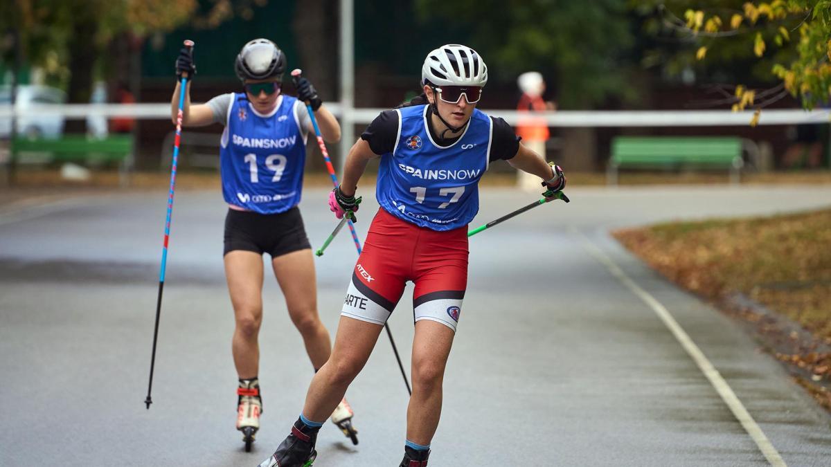 El Campeonato de España de Rollerski Sprint reúne en Pamplona a los mejores especialistas