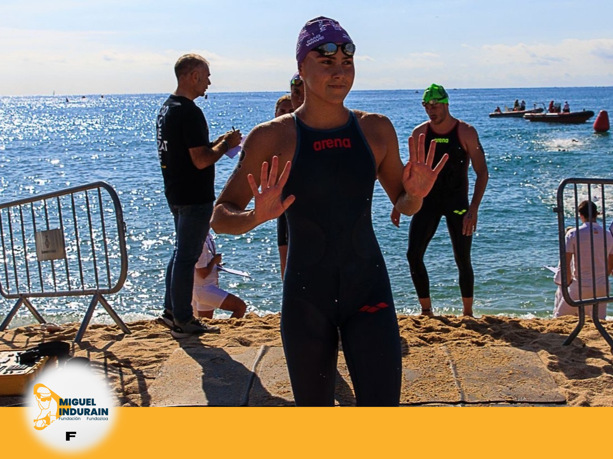 Ariadna Malo, subcampeona de España junior en aguas abiertas en Ibiza
