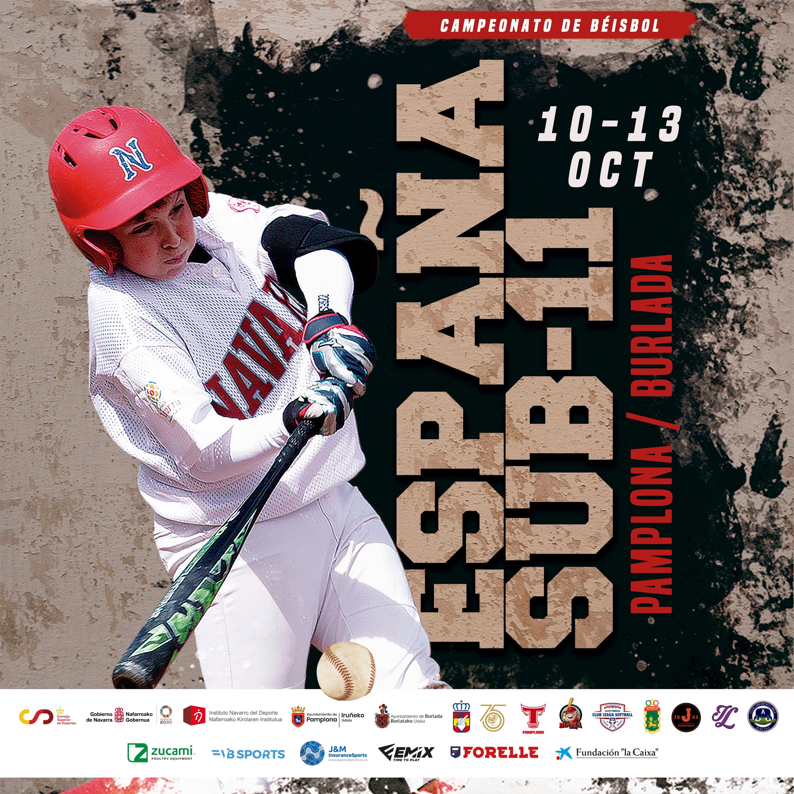 Pamplona y Burlada acogen esta semana el campeonato de España de béisbol sub 11