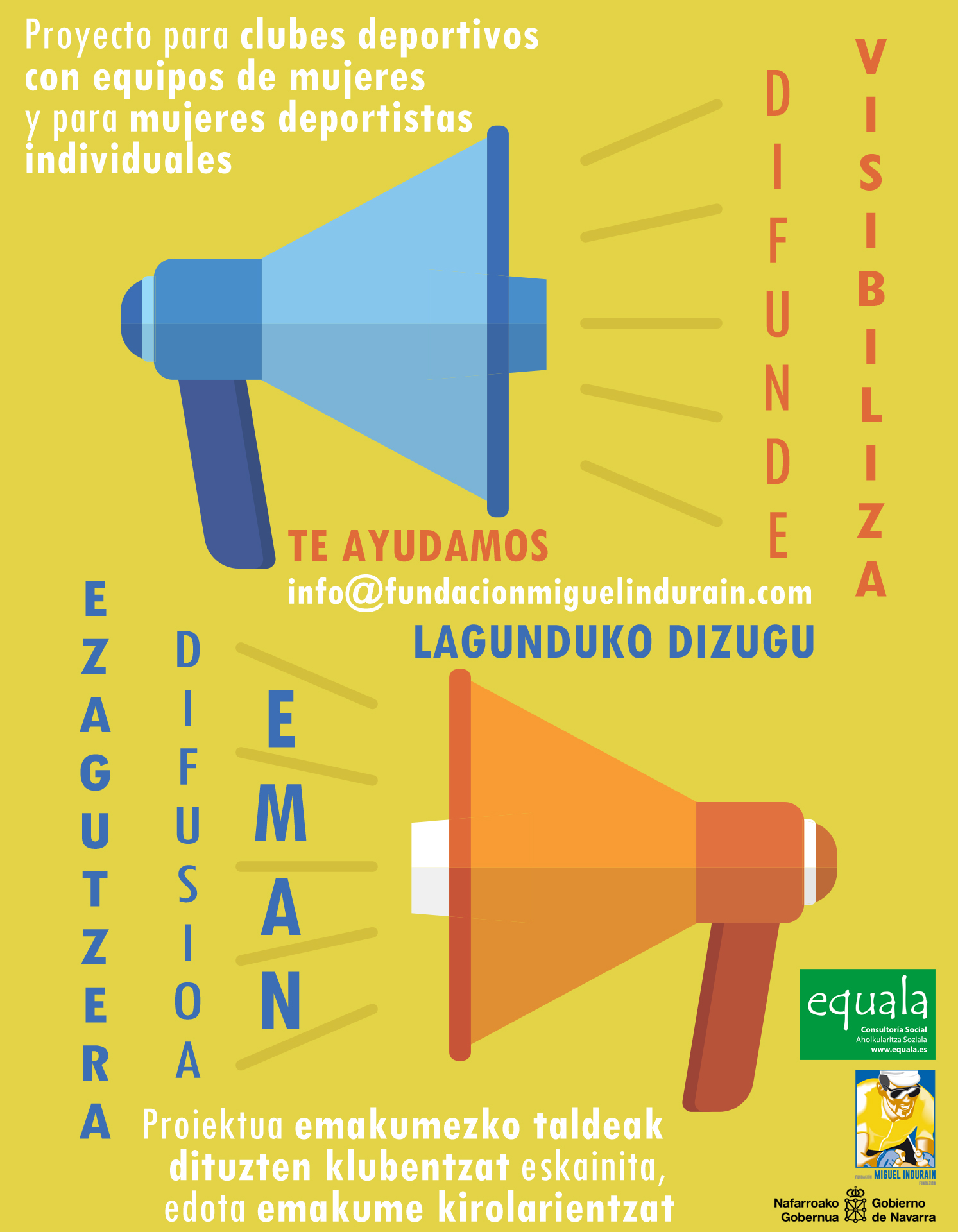 Asesoramiento y formación en comunicación a clubes femeninos y deportistas navarras