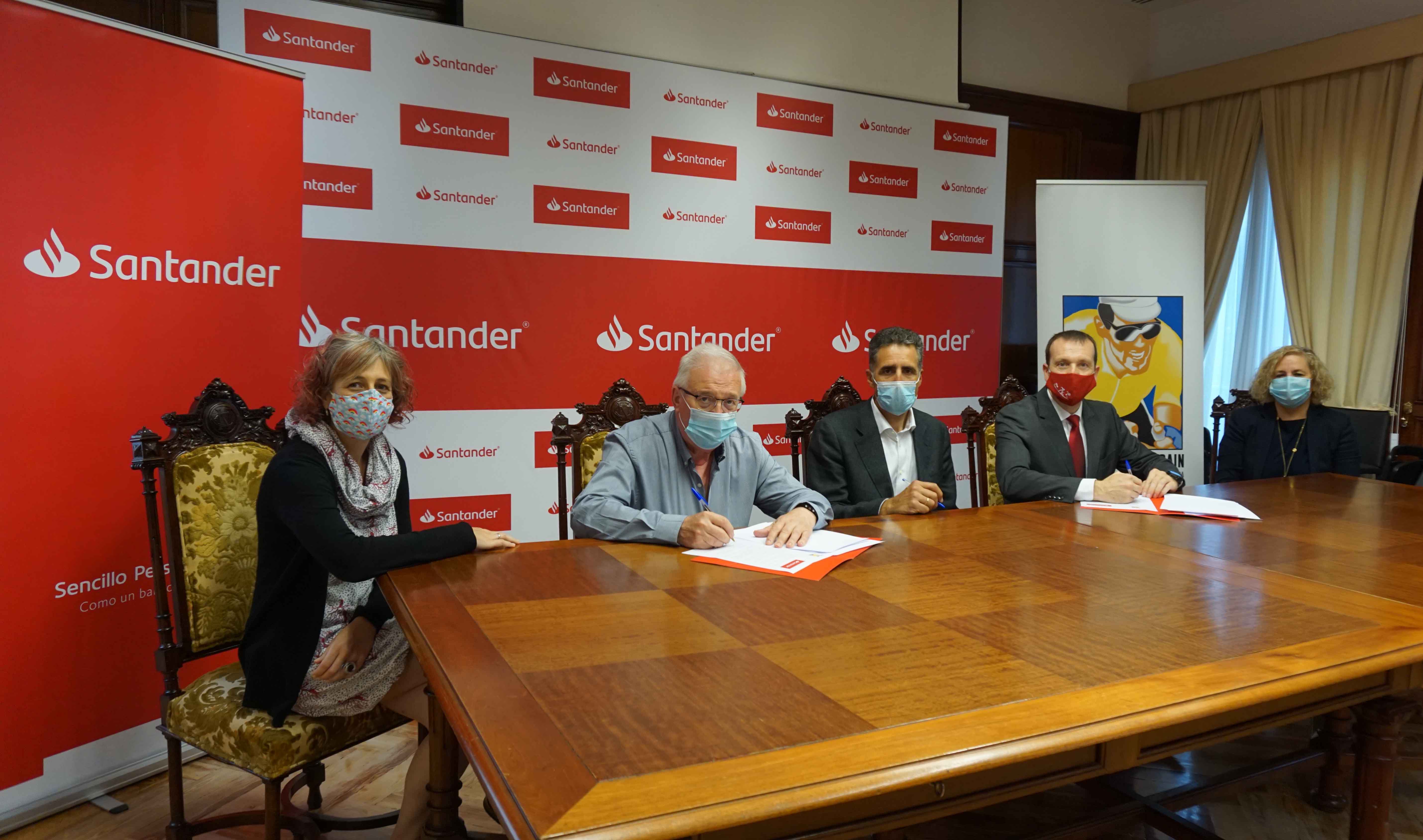 Fundación Miguel Induráin Fundazioa y Banco Santander, codo con codo con el deporte navarro