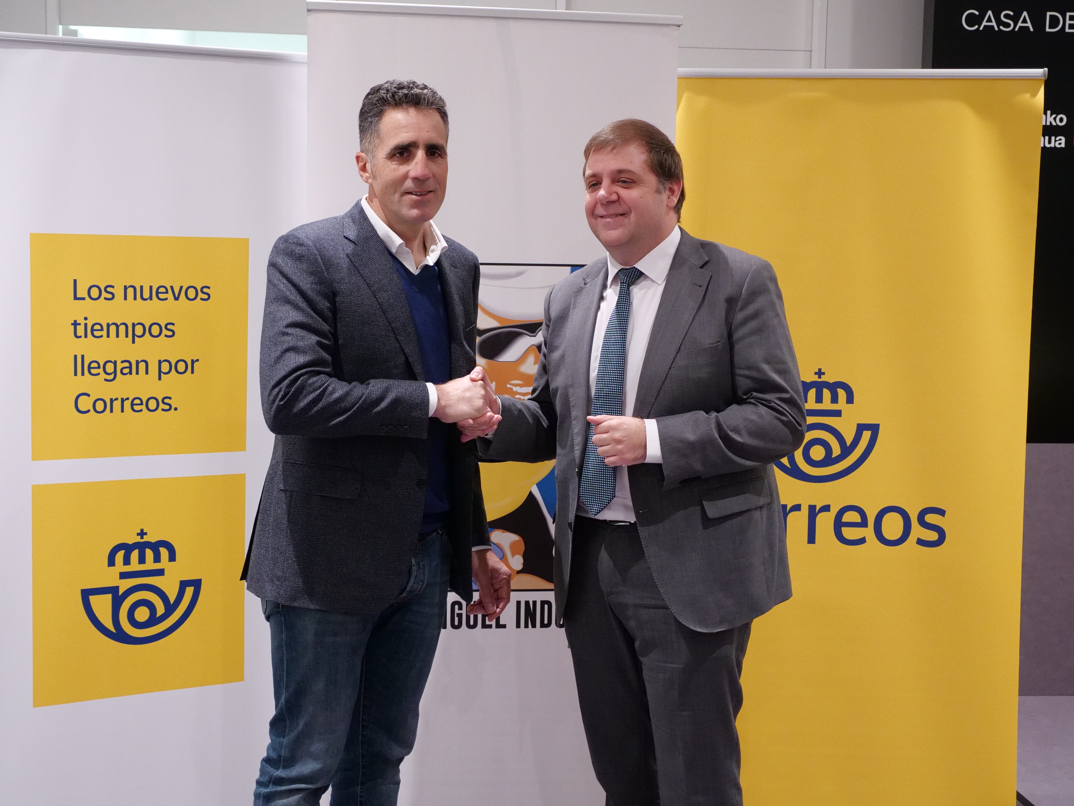 Fundación Miguel Induráin Fundazioa y Correos, unidos para impulsar al deporte navarro