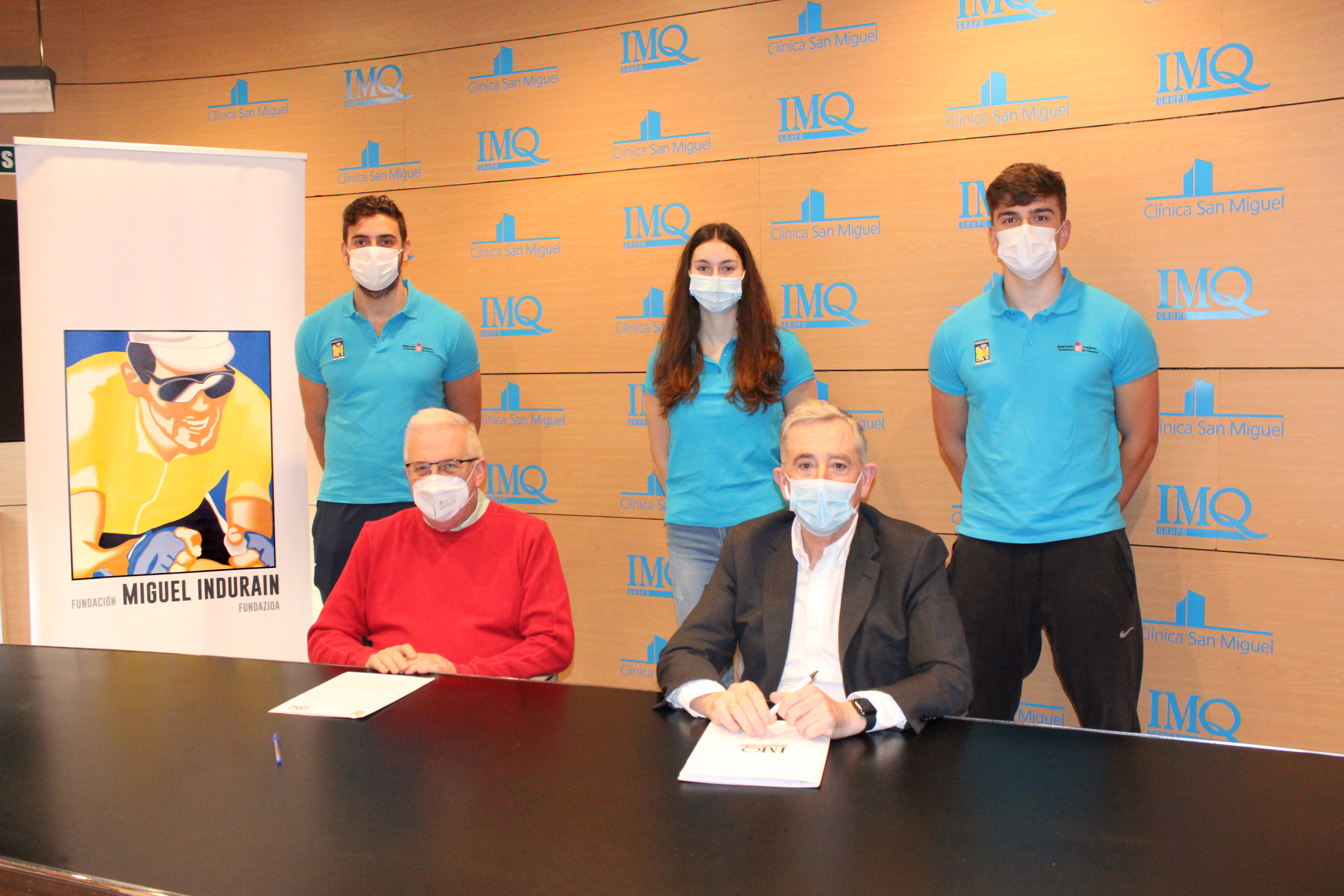 Fundación Miguel Induráin Fundazioa e IMQ Navarra, unidos en la prevención y el tratamiento de lesiones deportivas