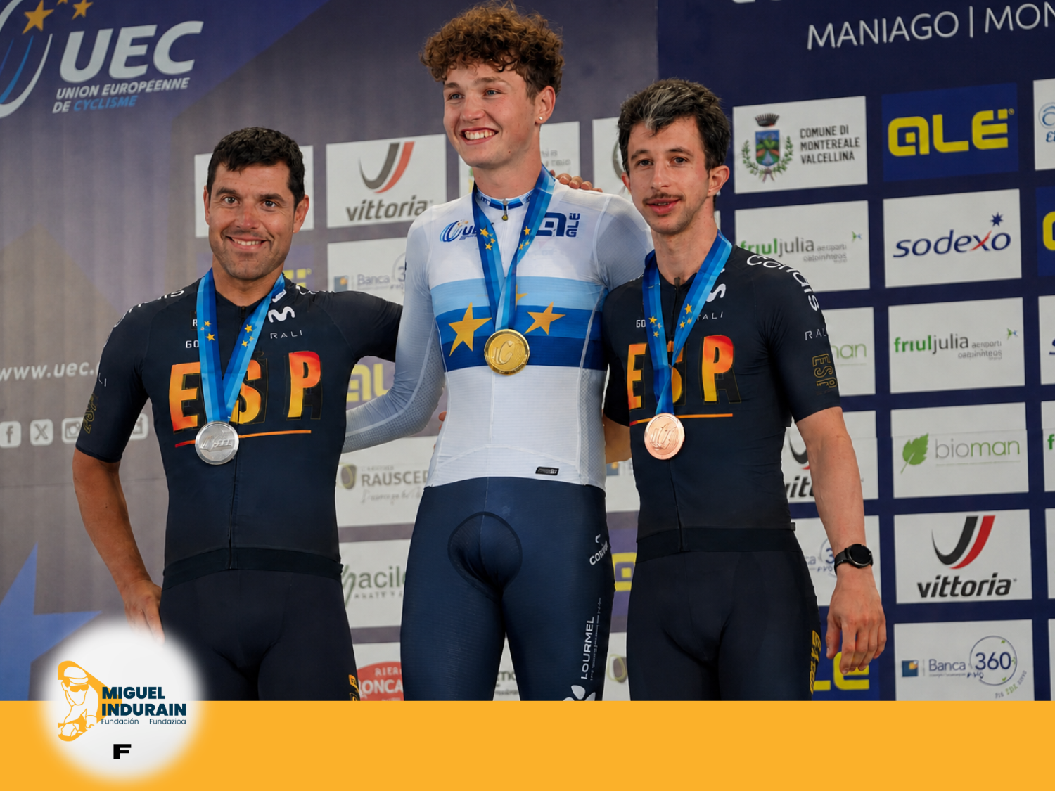 Eduardo Santas se proclama subcampeón de Europa de contrarreloj en Maniago - Imagen 1