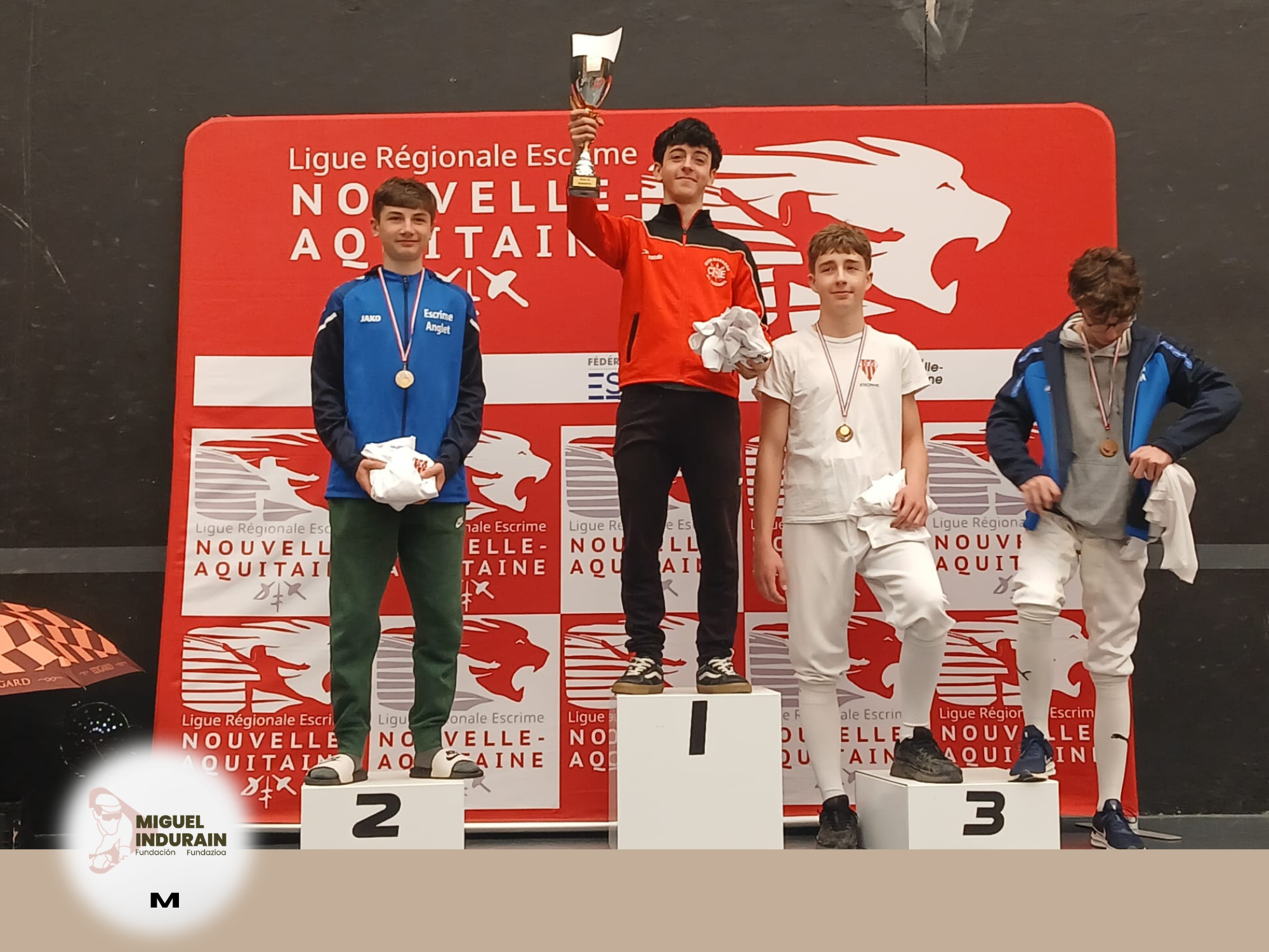 Martín De la Iglesia y Lucía Ochoa, campeones del torneo de Biarritz en categoría M15 - Imagen 2