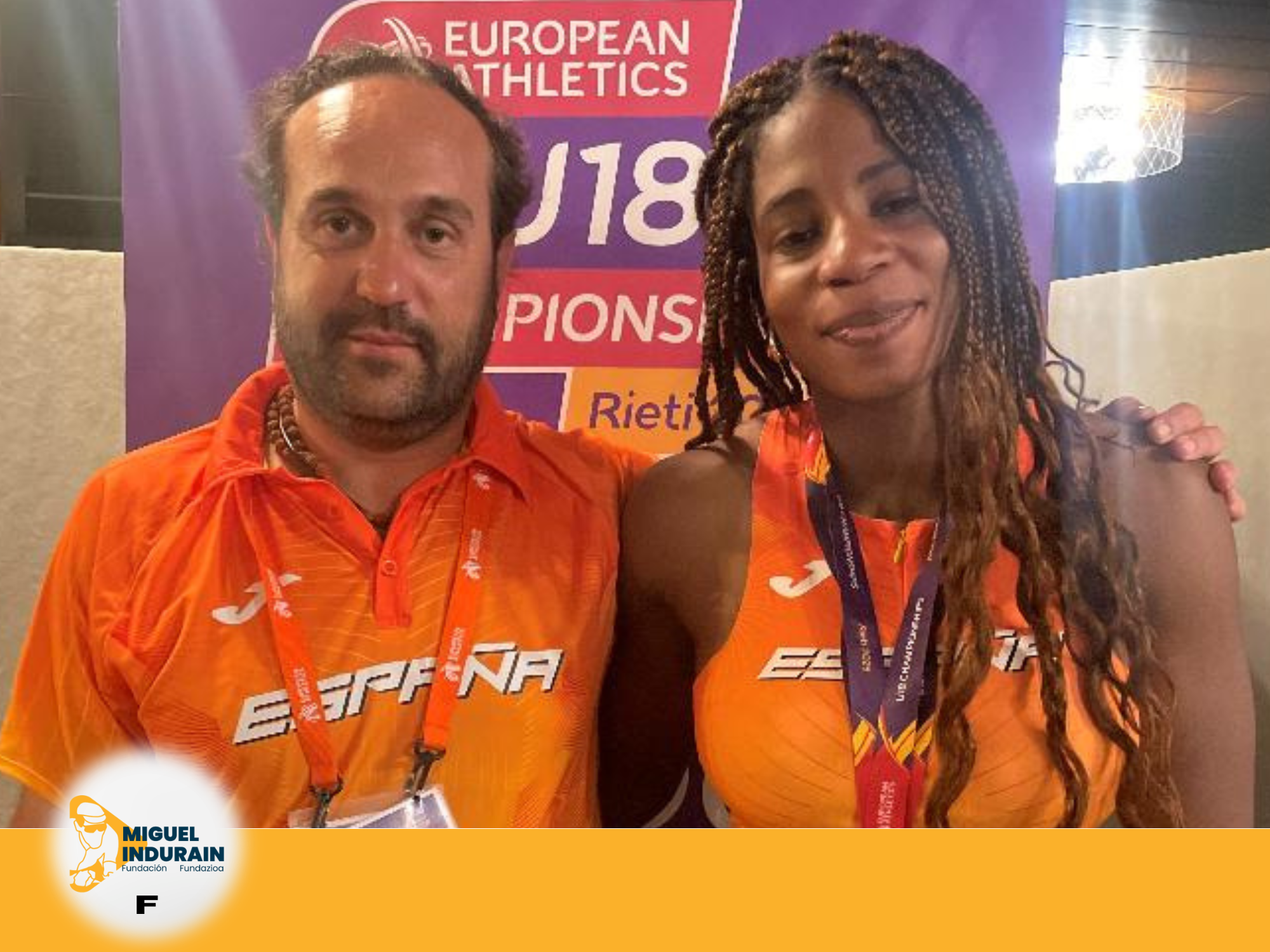 Gift Okunrobo firma un histórico doble bronce en el Campeonato de Europa sub-18