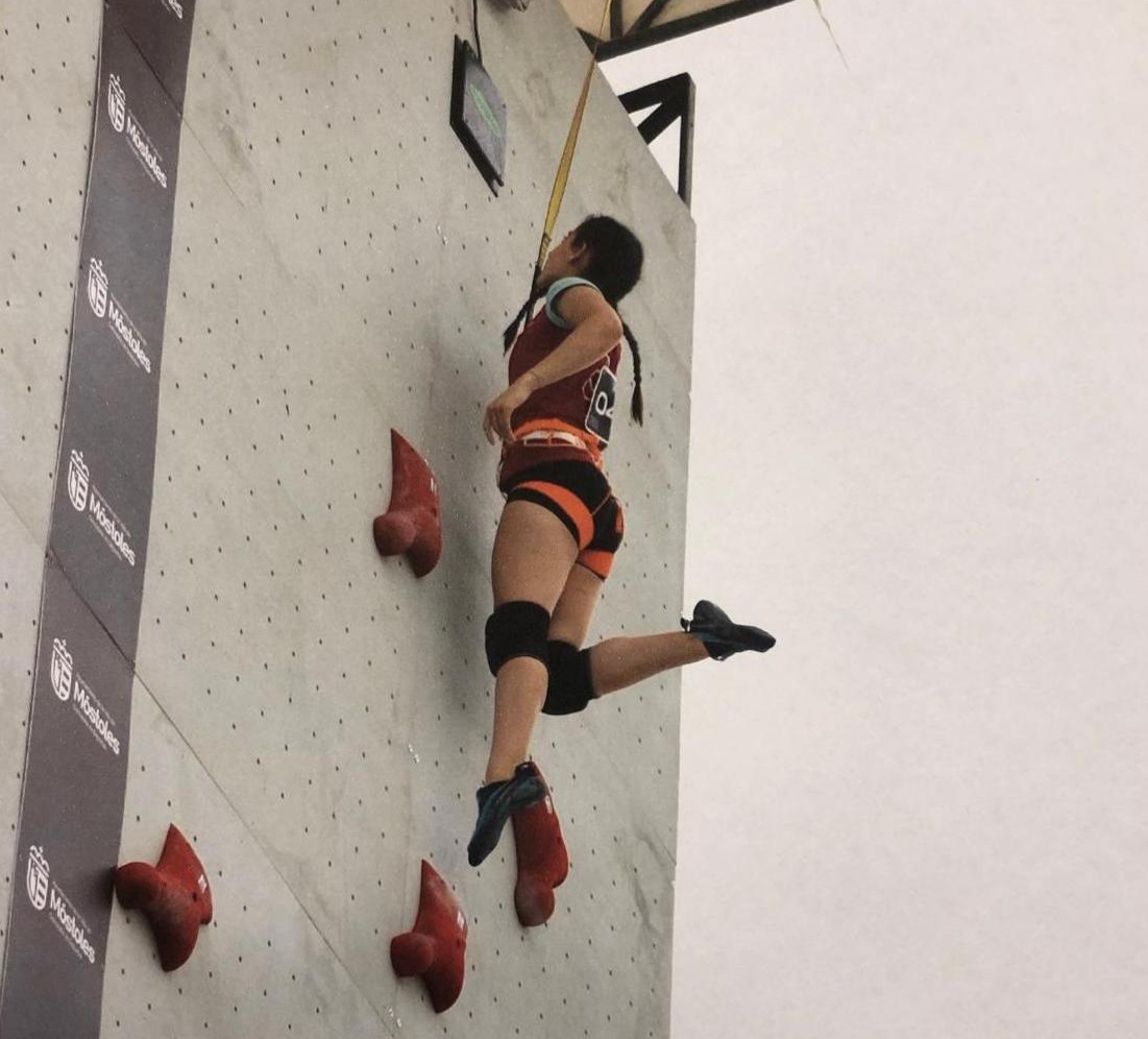 Haizea Pinto, promesa navarra de la escalada, representará a España en todas las competiciones internacionales sub17