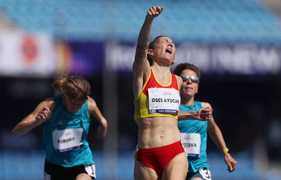 Izaskun Osés logra la plata en 1.500 metros T13 en el Mundial de atletismo de Nueva Delhi