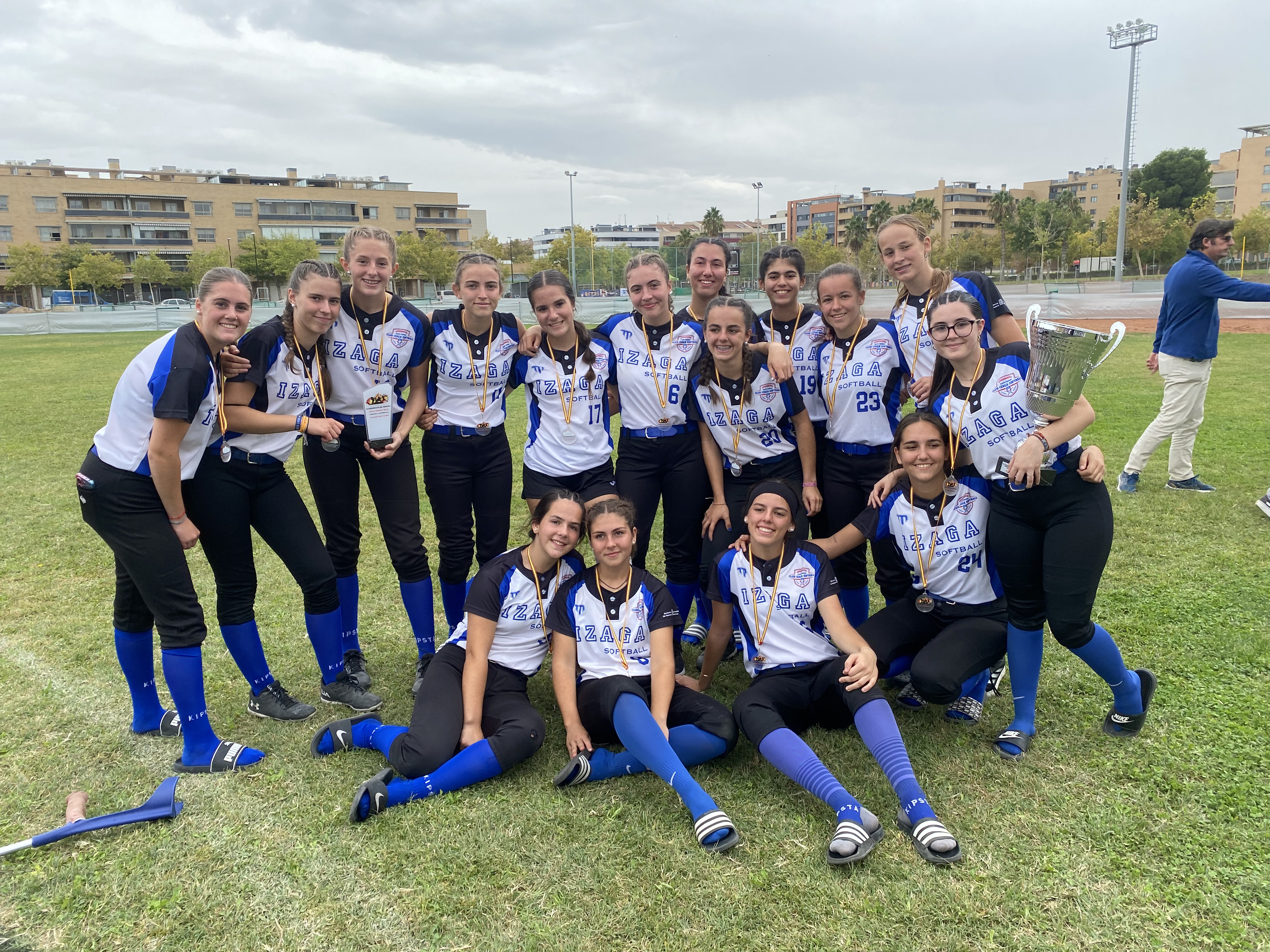 Izaga se proclama campeona de España de categoría Sub 18 de sófbol femenino