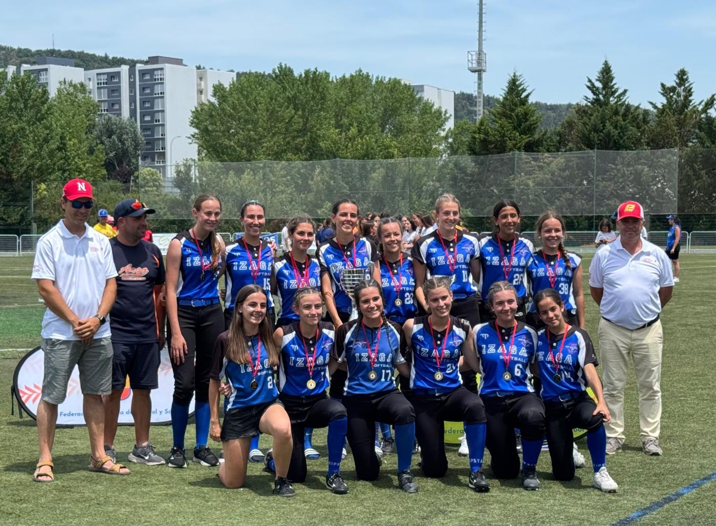 Izaga se proclama campeona de España Sub-18 de sófbol en Pamplona