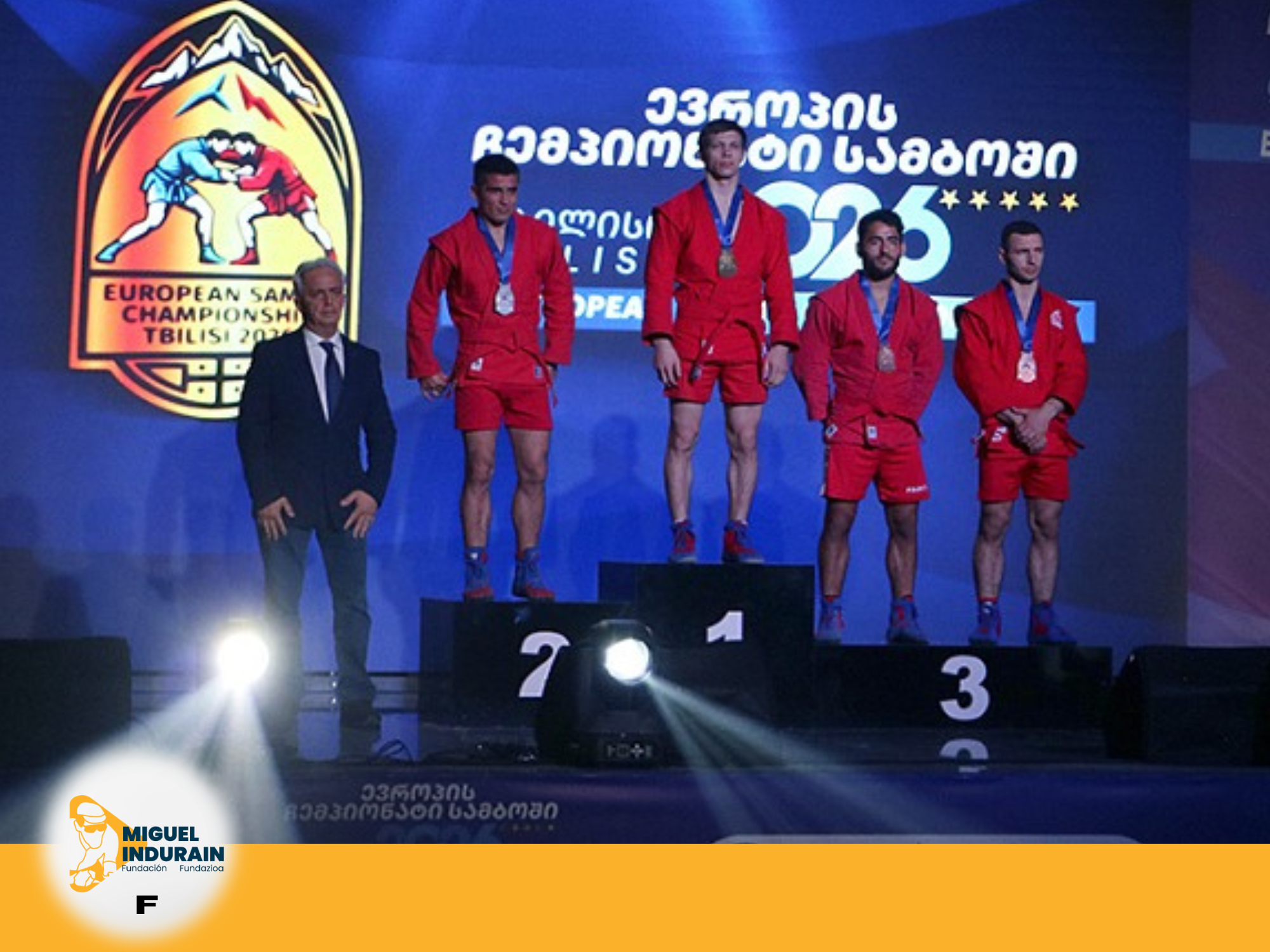 Ibai Gracia, bronce en el Europeo Senior de Sambo