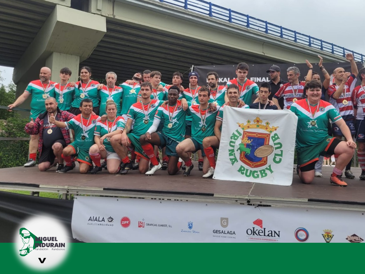 El Iruña Rugby Club cierra la temporada con una gran victoria - Imagen 1