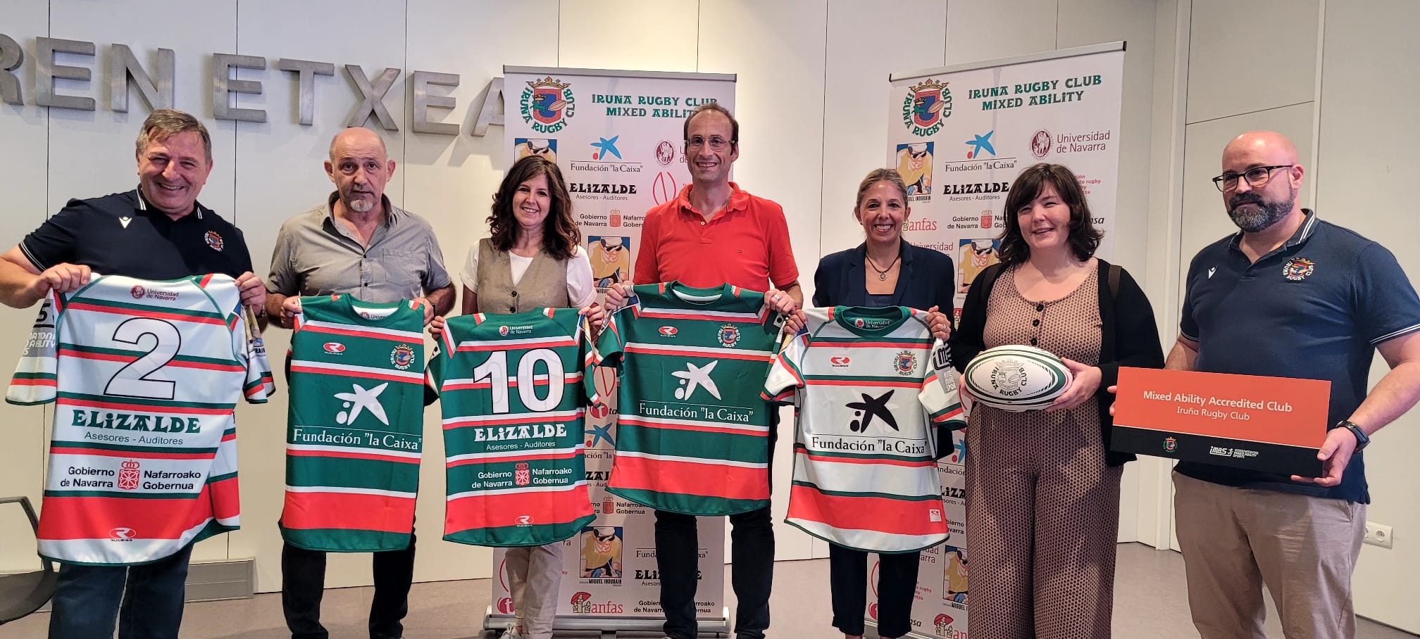 PRESENTACION OFICIAL DE LA “I COPA CIUDAD DE PAMPLONA 2023” RUGBY MIXED ABILITY