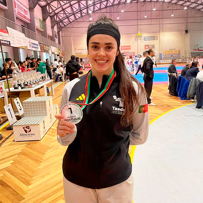 Maialen Carvalho Irigaray, campeona de taekwondo absoluta de Portugal en -67 kg