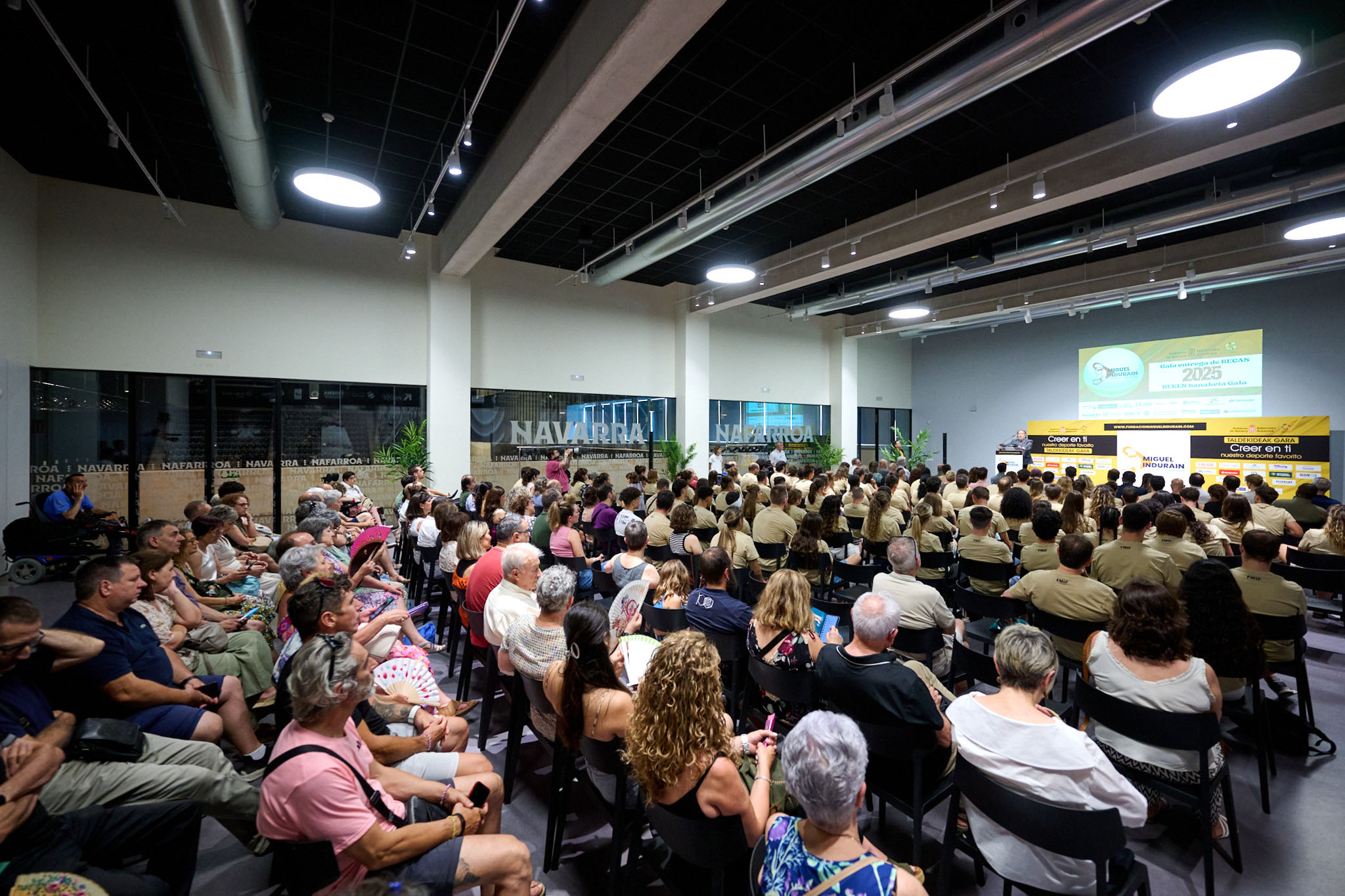 La Fundación Miguel Induráin Fundazioa concede 169 becas en reconocimiento al talento y esfuerzo del deporte navarro