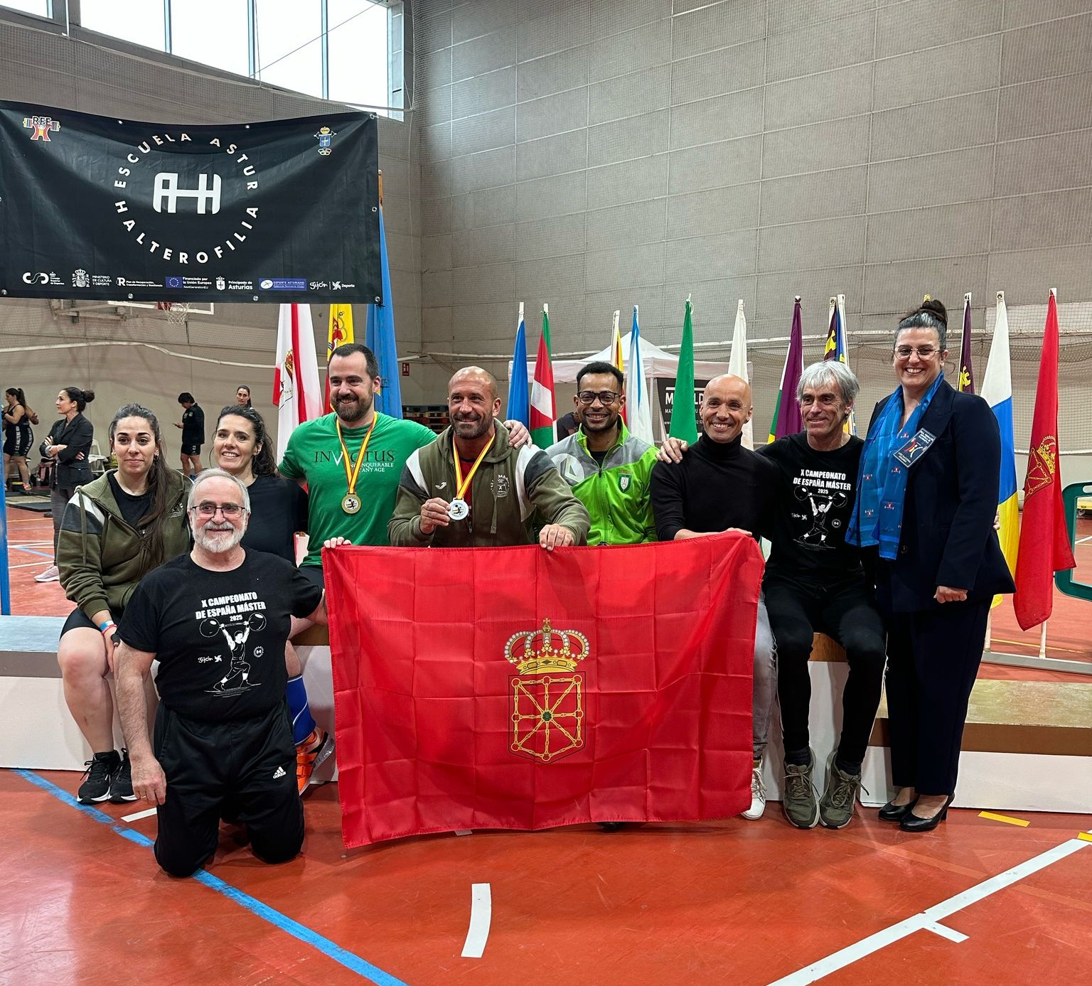 Podios navarros y nuevo presidente para el Comité Español en el X Campeonato de España Máster de Halterofilia