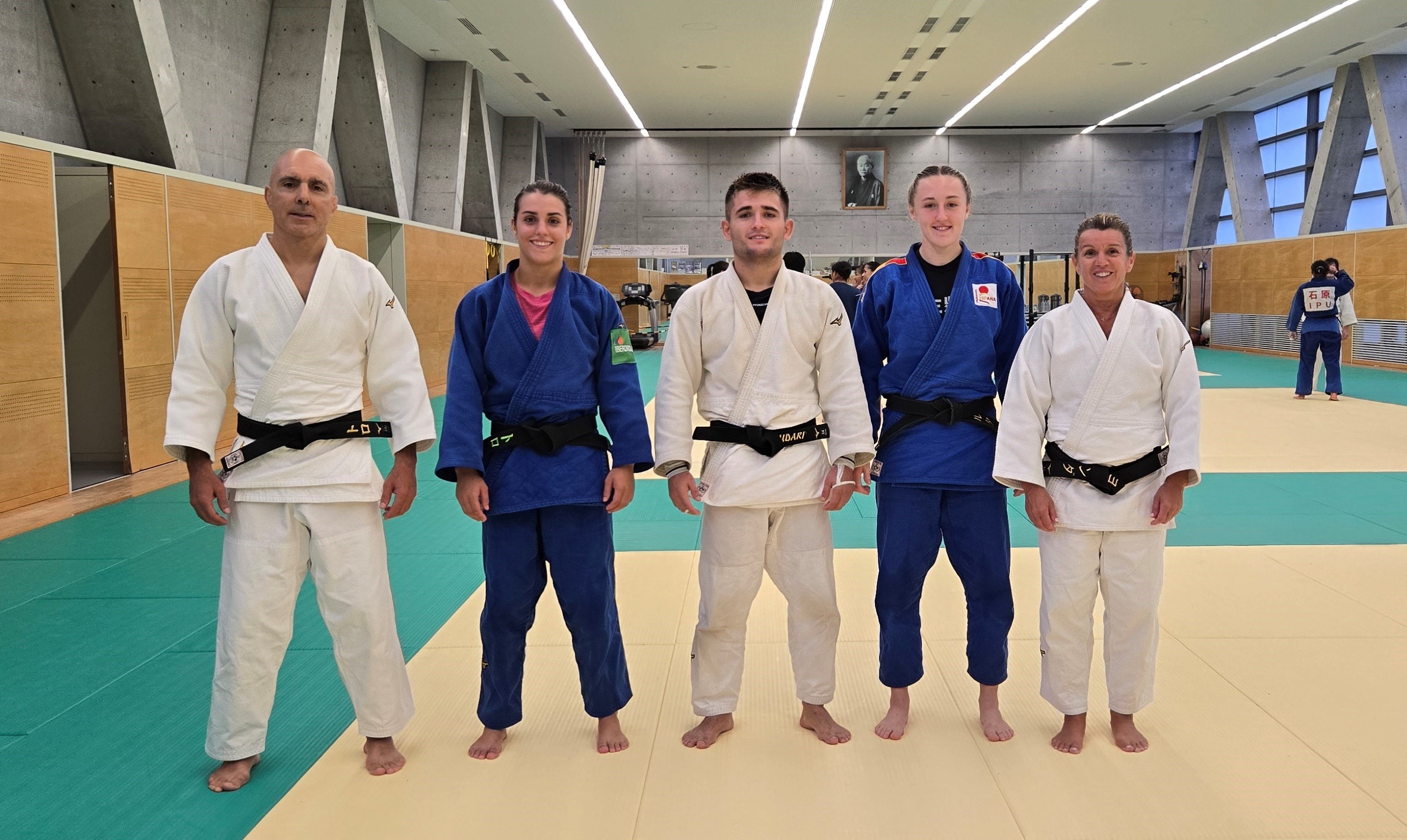 Judocas navarros se entrenan en Japón para preparar la nueva temporada