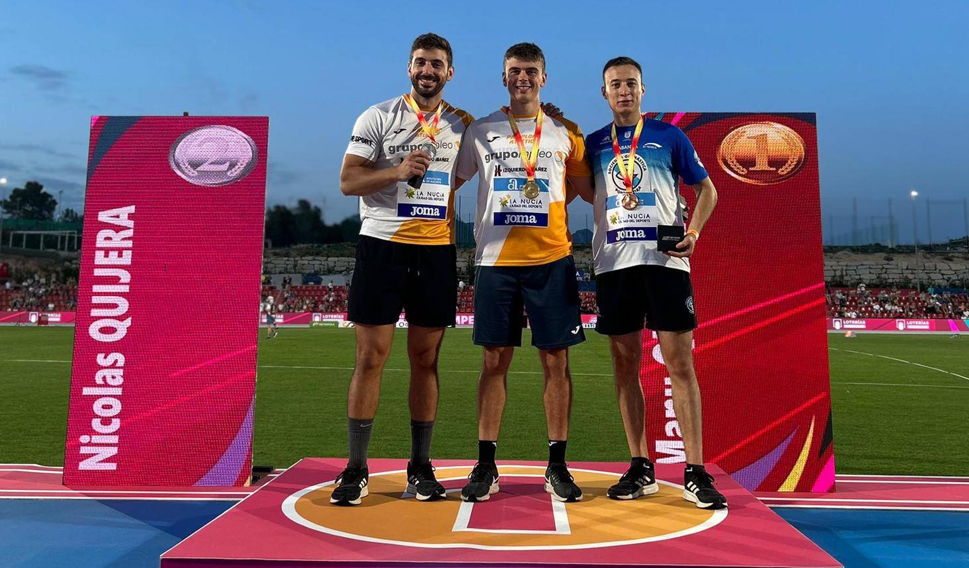 Siete medallas para Navarra en los Campeonatos de España al aire libre