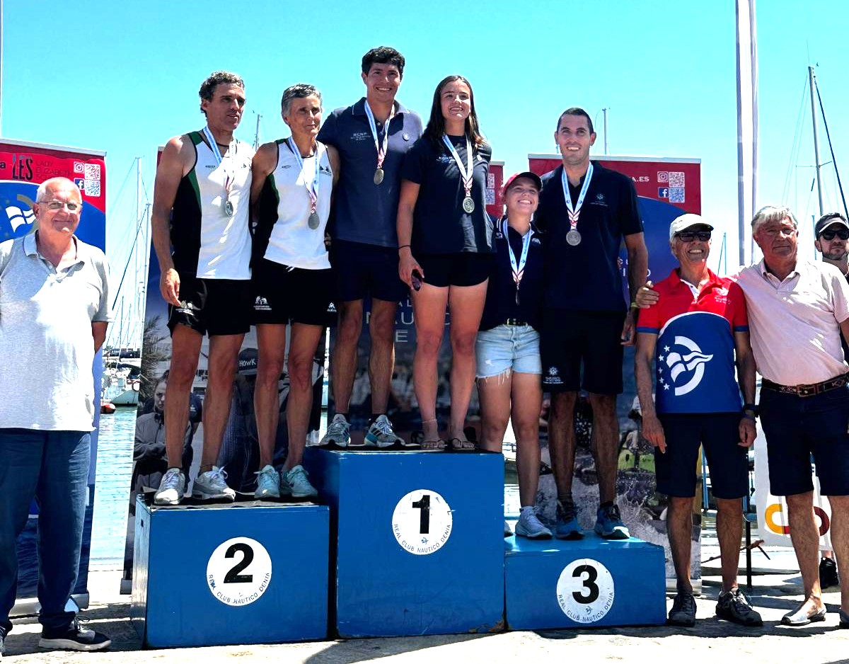Amaia Osaba y Filipe Besada, subcampeones de España de kayak de mar en Denia