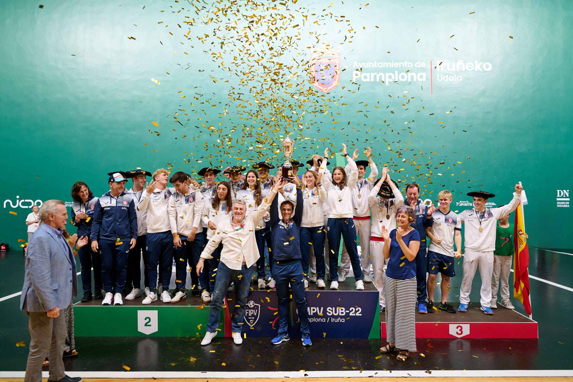 España conquista el título absoluto en el XI Mundial de Pelota Vasca Sub-22