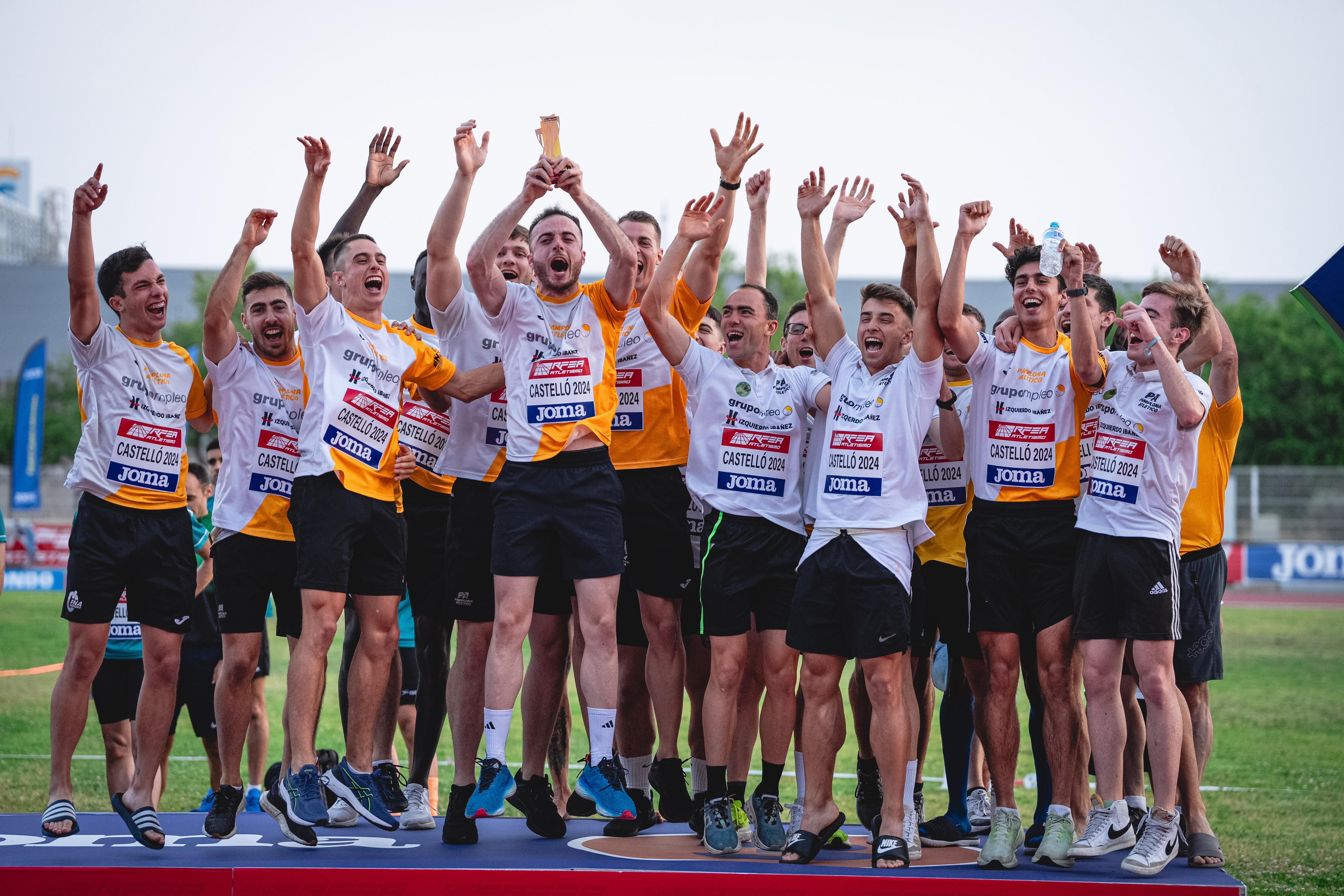 Pamplona Atlético: terceros de España, terceros de División de Honor y terceros de Liga Joma