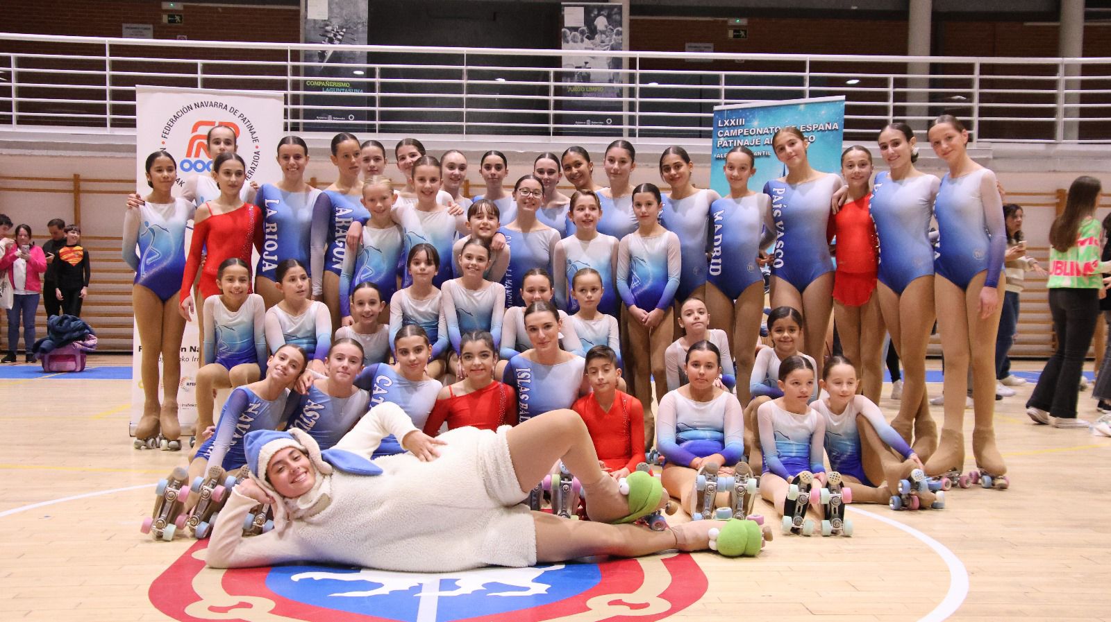 Pamplona acogió con éxito el Campeonato de España de patinaje artístico alevín e infantil