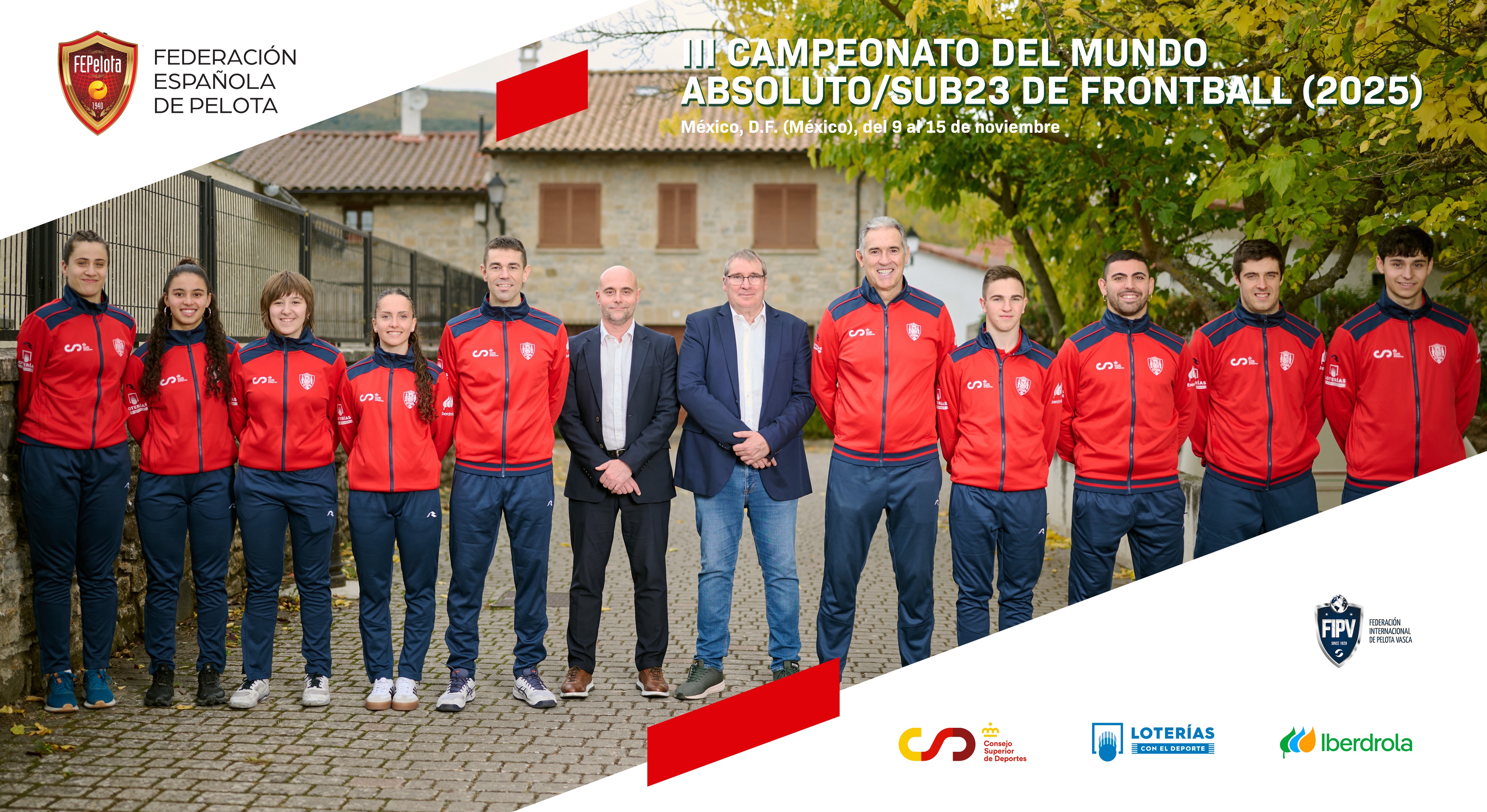 España afronta con máxima ilusión el "III Campeonato del Mundo Absoluto y Sub-23 de Frontball" en México