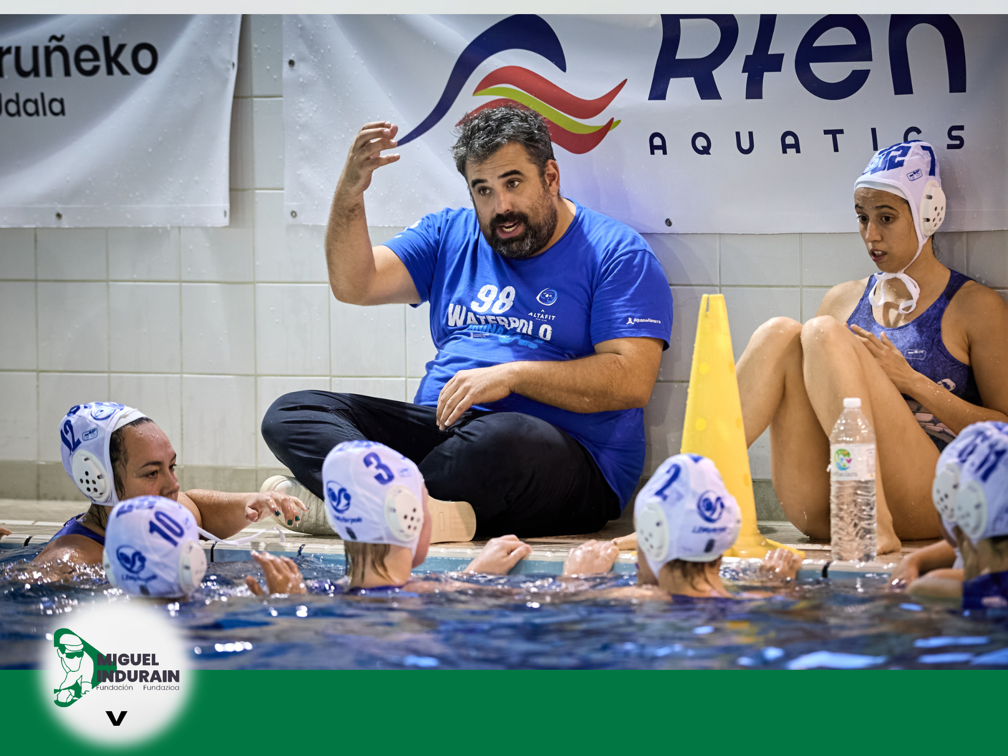 El Waterpolo Iruña 98-02 afronta la fase decisiva por la permanencia en la Liga Nacional femenina