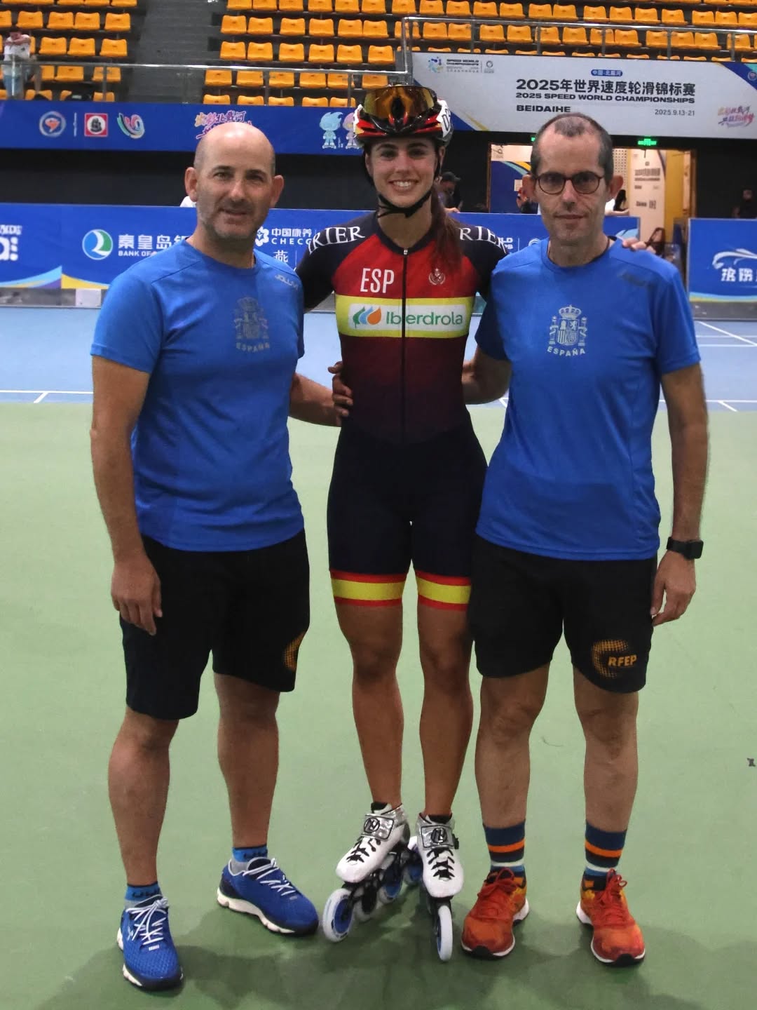 Ruth Arza, gran baza navarra en el Mundial de Patinaje de Velocidad en China