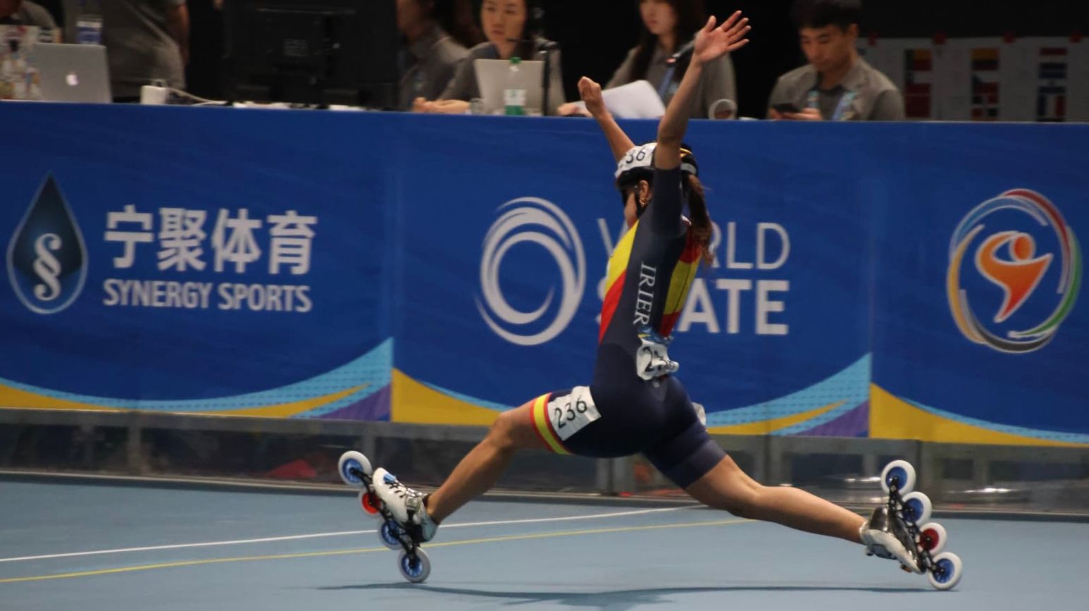 La navarra Ruth Arza destaca en el "Campeonato del Mundo de Patinaje de Velocidad”