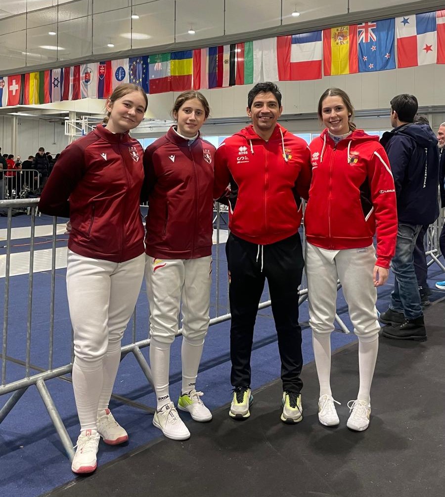 Presencia navarra en el Circuito Europeo Cadete de esgrima en Samorín