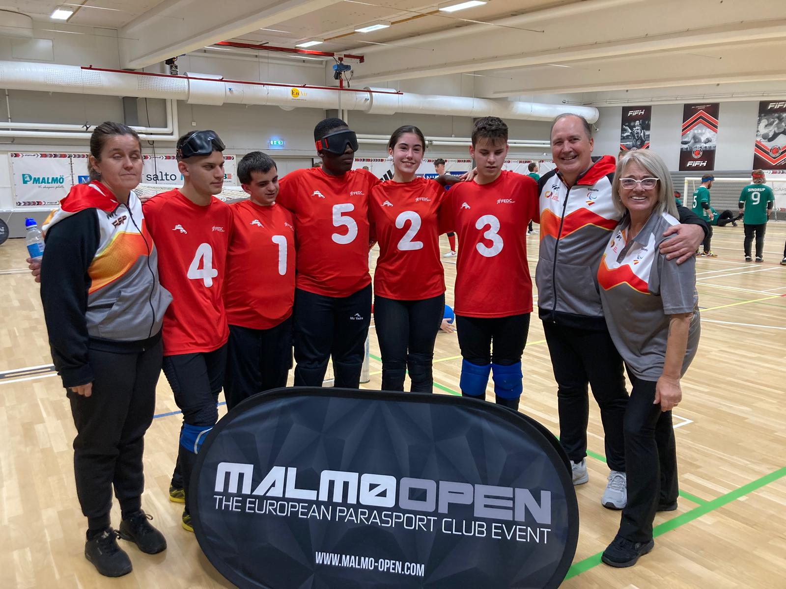 Éxito y aprendizaje para el Goalball navarro en el Malmö Open Sub-18