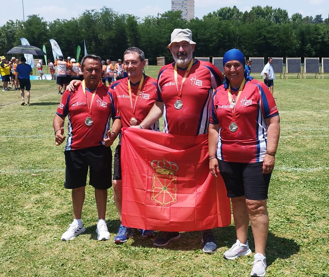 Navarra suma cinco medallas en el Campeonato de España de Arco Longbow, Tradicional y Desnudo