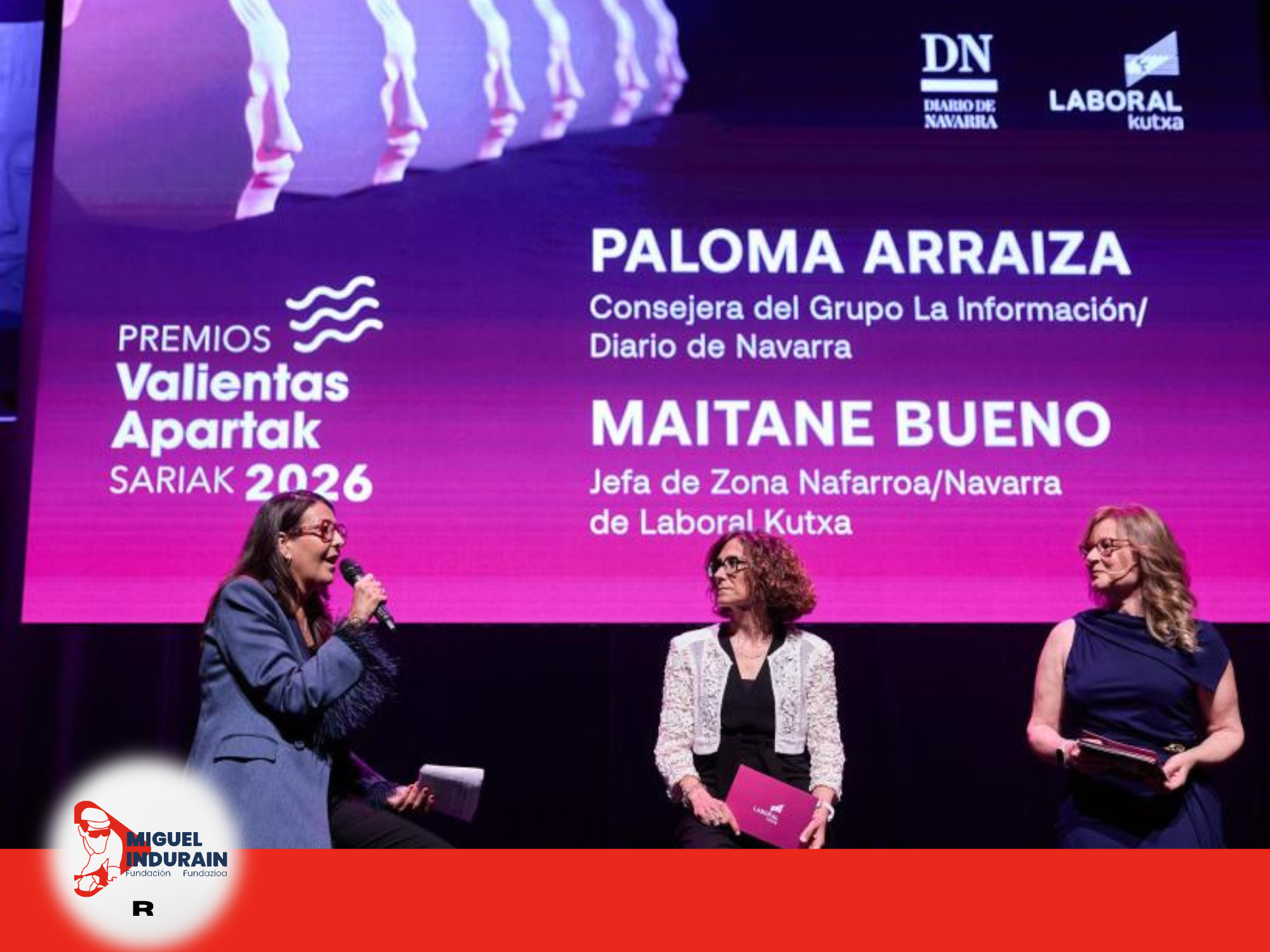 Los Premios Valientas reconocen a seis mujeres navarras referentes en un acto con presencia de la Fundación Miguel Induráin - Imagen 3