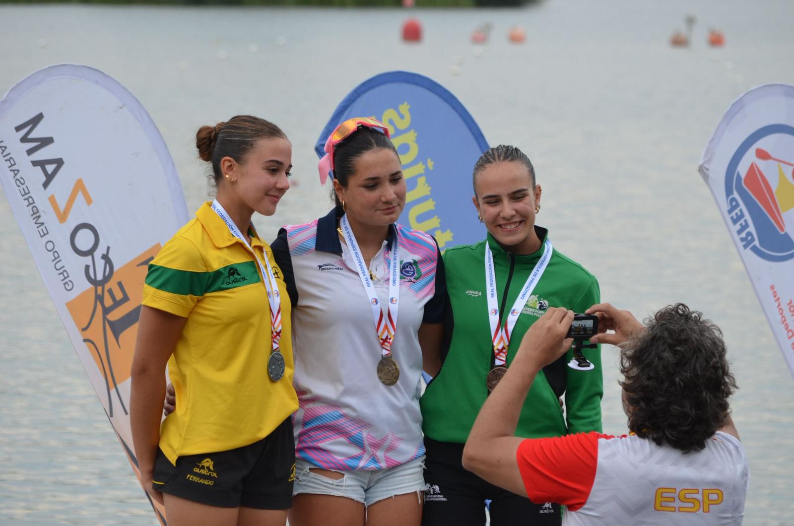 Ainé Sanmartín Ruiz, tercera en el Campeonato de España de Piragüismo Sprint