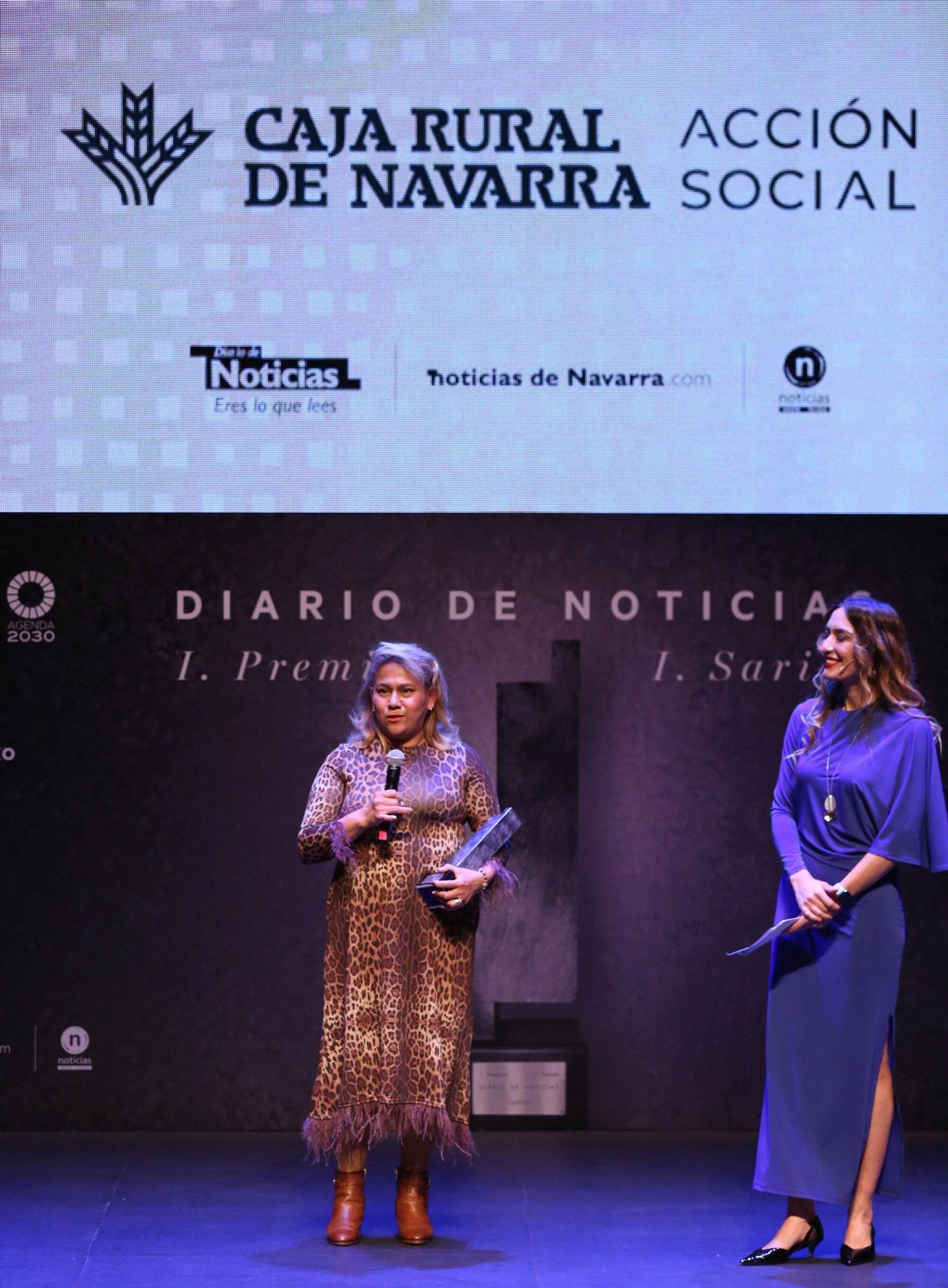 La ciclista Paula Ostiz, becada por la Fundación Miguel Induráin, recibe el Premio Kirolak en la primera edición de los Premios Diario de Noticias Sariak - Imagen 3