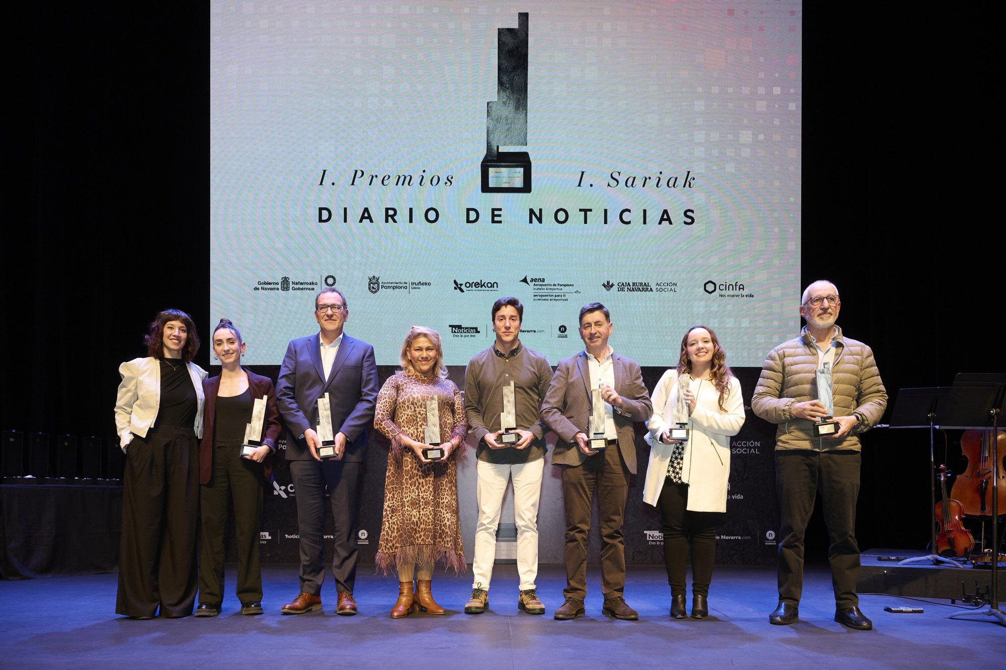 La ciclista Paula Ostiz, becada por la Fundación Miguel Induráin, recibe el Premio Kirolak en la primera edición de los Premios Diario de Noticias Sariak - Imagen 5