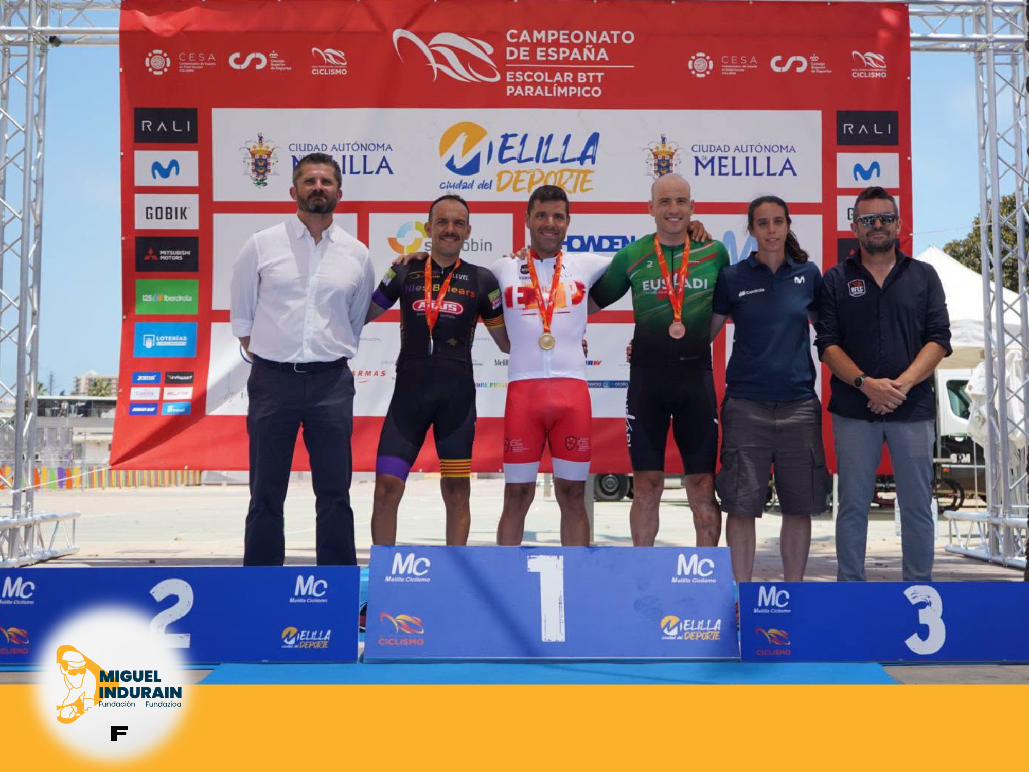 Edu Santas revalida el título de campeón de España de ciclismo paralímpico en ruta