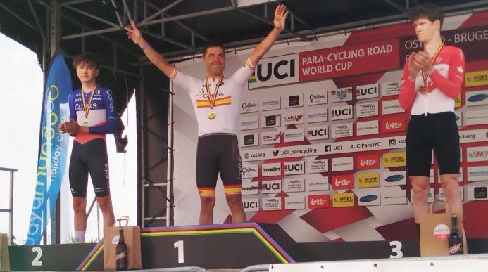 Eduardo Santas conquista el oro en la CRI C3 de la Copa de las Naciones de Ostende