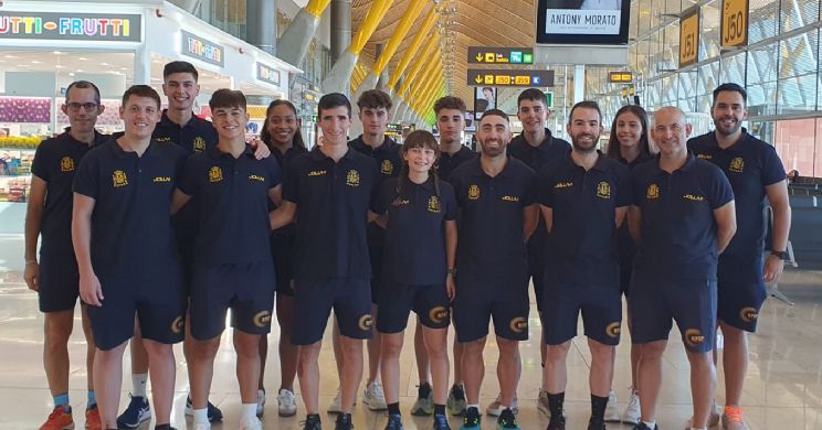 Dani Milagros y Hugo Bretón, en el World Skate Games